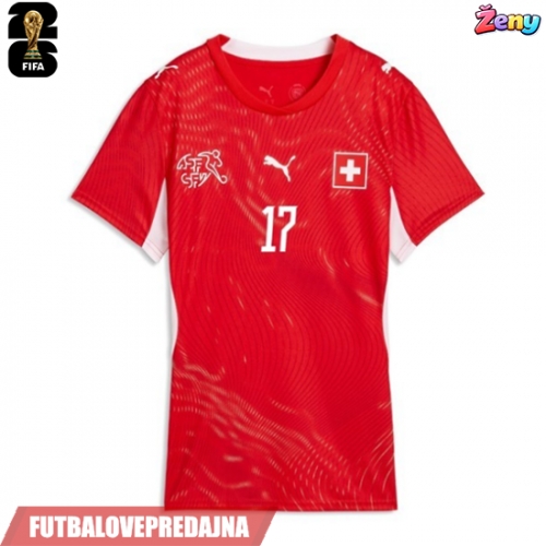 Lacne Ženy Futbalové dres Švajčiarsko Ruben Vargas #17 MS 2026 Krátky Rukáv - Domáci
